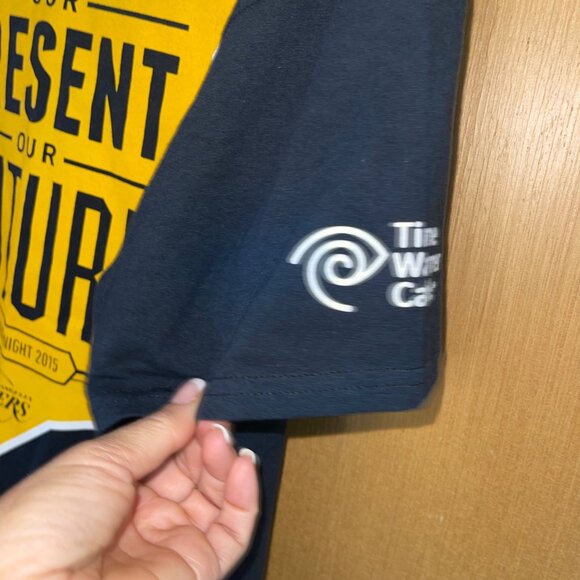 Los Angeles Lakers 2015 Opening Night Mens Size XL Black Cotton Printed T-Shirt - Picture 3 of 7